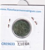 CRE9633 MONEDA ESPAÑA FERNANDO VII 2 MARAVEDIS  1827 COBRE - Imagen 2