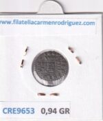 CRE9653 MONEDA ESPAÑA FELIPE IV 4 MARAVEDIS 1663 TRUJILLO TIPO 91 VELLON - Imagen 2