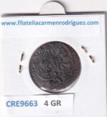 CRE9663 MONEDA ESPAÑA FELIPE IV 16 MARAVEDIS (1621-1665) SEVILLA VELLON - Imagen 2