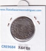 CRE9684 MONEDA ESPAÑA FELIPE IV 16 MARAVEDIS 1664 MADRID VELLON EBC - Imagen 2