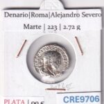 CRE9706 MONEDA ROMANA DENARIO ROMA ALEJANDRO SEVERO MARTE 223
