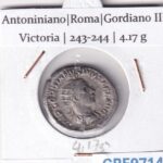 CRE9714 MONEDA ROMANA ANTONINIANO ROMA GORDIANO III VICTORIA 243-244