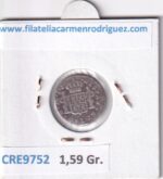CRE9752 MONEDA ESPAÑA CARLOS IV 1/2 REAL 1796 LIMA IJ PLATA - Imagen 2