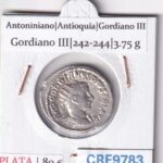 CRE9783 MONEDA ROMANA ANTONINIANO ANTIOQUIA GORDIANO III GORDIANO III 242-244