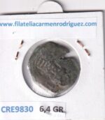 CRE9830 MONEDA ESPAÑA FELIPE IV (1621-1665) 8 MARAVEDIS  RESELLO TIPO 143 COBRE - Imagen 2