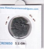 CRE9850 MONEDA ESPAÑA FELIPE IV (1621-1665) 8 MARAVEDIS  RESELLO TIPO 145 COBRE - Imagen 2