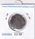CRE9883 MONEDA ESPAÑA FELIPE IV (1621-1665) 8 MARAVEDIS 1662 BURGOS COBRE - Imagen 2