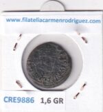 CRE9886 MONEDA ESPAÑA FELIPE IV (1621-1665) 16 MARAVEDIS SEGOVIA COBRE - Imagen 2