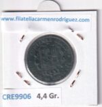 CRE9906 MONEDA ESPAÑA ALFONSO XII 5 CENTIMOS 1878 OM BARCELONA - Imagen 2