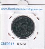 CRE9912 MONEDA ESPAÑA ALFONSO XII 5 CENTIMOS 1878 OM BARCELONA BC+ - Imagen 2