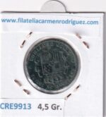 CRE9913 MONEDA ESPAÑA ALFONSO XII 5 CENTIMOS 1878 OM BARCELONA - Imagen 2
