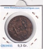 CRE9931 MONEDA ESPAÑA ALFONSO XII 10 CENTIMOS 1877 OM BARCELONA - Imagen 2