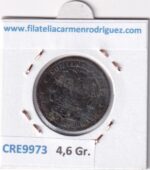 CRE9973 MONEDA ESPAÑA ALFONSO XII 5 CENTIMOS 1879 OM BARCELONA COBRE - Imagen 2