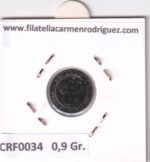 CRF0034 MONEDA ESPAÑA GOBIERNO PROVISIONAL 1 CENTIMO 1870 COBRE - Imagen 2