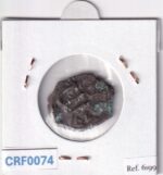 CRF0074 MONEDA IMPERIO BIZANTINO FOLLIS CONSTANTINOPLA CONSTANTE II 641-668 - Imagen 2
