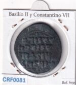 CRF0081 MONEDA IMPERIO BIZANTINO FOLLIS ANONIMO 2 CONSTANTINOPLA CRISTO NIMBADO - Imagen 2