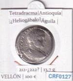 CRF0127 MONEDA TETRADRACMA ANTIOQUIA AGUILA VELLON