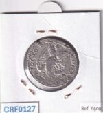 CRF0127 MONEDA TETRADRACMA ANTIOQUIA AGUILA VELLON - Imagen 2