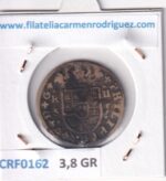 CRF0162 MONEDA ESPAÑA FELIPE V 2 REALES 1722 FALSA DE EPOCA - Imagen 2