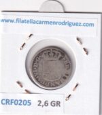 CRF0205 MONEDA ESPAÑA FERNANDO VI 1 REAL 1754 MADRID PLATA - Imagen 2