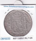 CRF0222 MONEDA ESPAÑA CARLOS IV 8 REALES 1804 MEXICO TH PLATA - Imagen 2