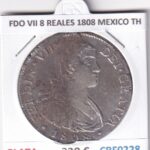 CRF0228 MONEDA ESPAÑA FERNANDO VII 8 REALES 1808 MEXICO TH PLATA