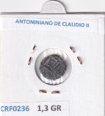 CRF0236 MONEDA IMITACION BARBARA DE ANTONINIANO DE CLAUDIO II - Imagen 2