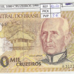 CRJ0724 BILLETE BRASIL 1000 CRUZEIROS 1990 P-231a
