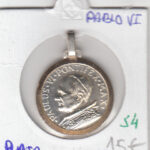 CRM0054 MEDALLA PABLO VI CON ARGILLA PLATA