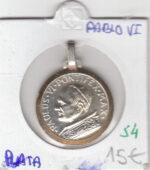 CRM0054 MEDALLA PABLO VI CON ARGILLA PLATA
