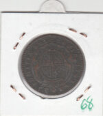 CRM0068 MEDALLA FRANCIA 1743 LUIS XV RESELLO - Imagen 2