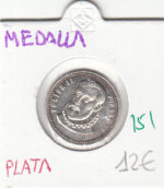 CRM0151 MEDALLA PLATA FELIPE II