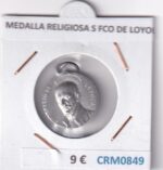 CRM0849 MEDALLA RELIGIOSA SAN FRANCISCO DE LOYOLA