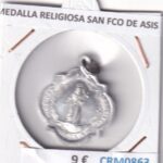 CRM0863 MEDALLA RELIGIOSA SAN FRANCISCO DE ASIS