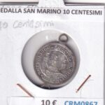 CRM0867 MEDALLA SAN MARINO 10 CENTESIMI