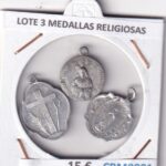 CRM0881 LOTE 3 MEDALLAS RELIGIOSAS