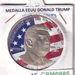 CRM0886 MEDALLA EEUU DONALD TRUMP