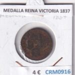 CRM0916 MEDALLA REINA VICTORIA 1837