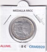 CRM0920 MEDALLA RRCC ALUMINIO