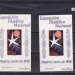 CRS1242 SELLOS ESPAÑA Nº CAT. 1223 UNO SIN CHARNELA Y OTRO SIN GOMA