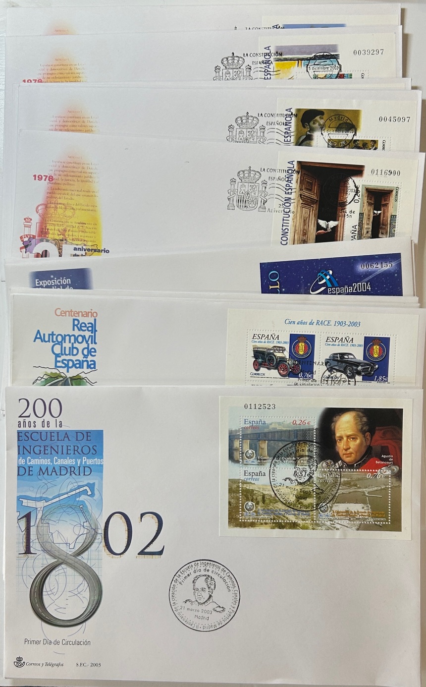 CRS1257 CRS1257 SOBRES PRIMER DIA ESPAÑA COMPLETO 2003 - Imagen 1