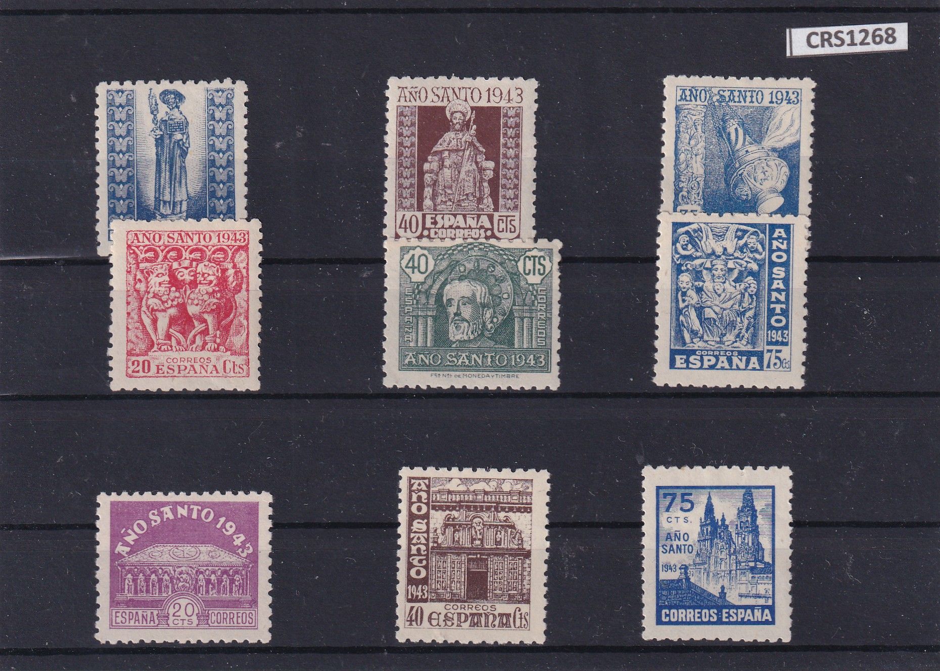 CRS1268 CRS1268 SELLOS ESPAÑA Nº CATALOGO 961/69 SIN CHARNELA EL 969 CON CHARNELA - Imagen 1