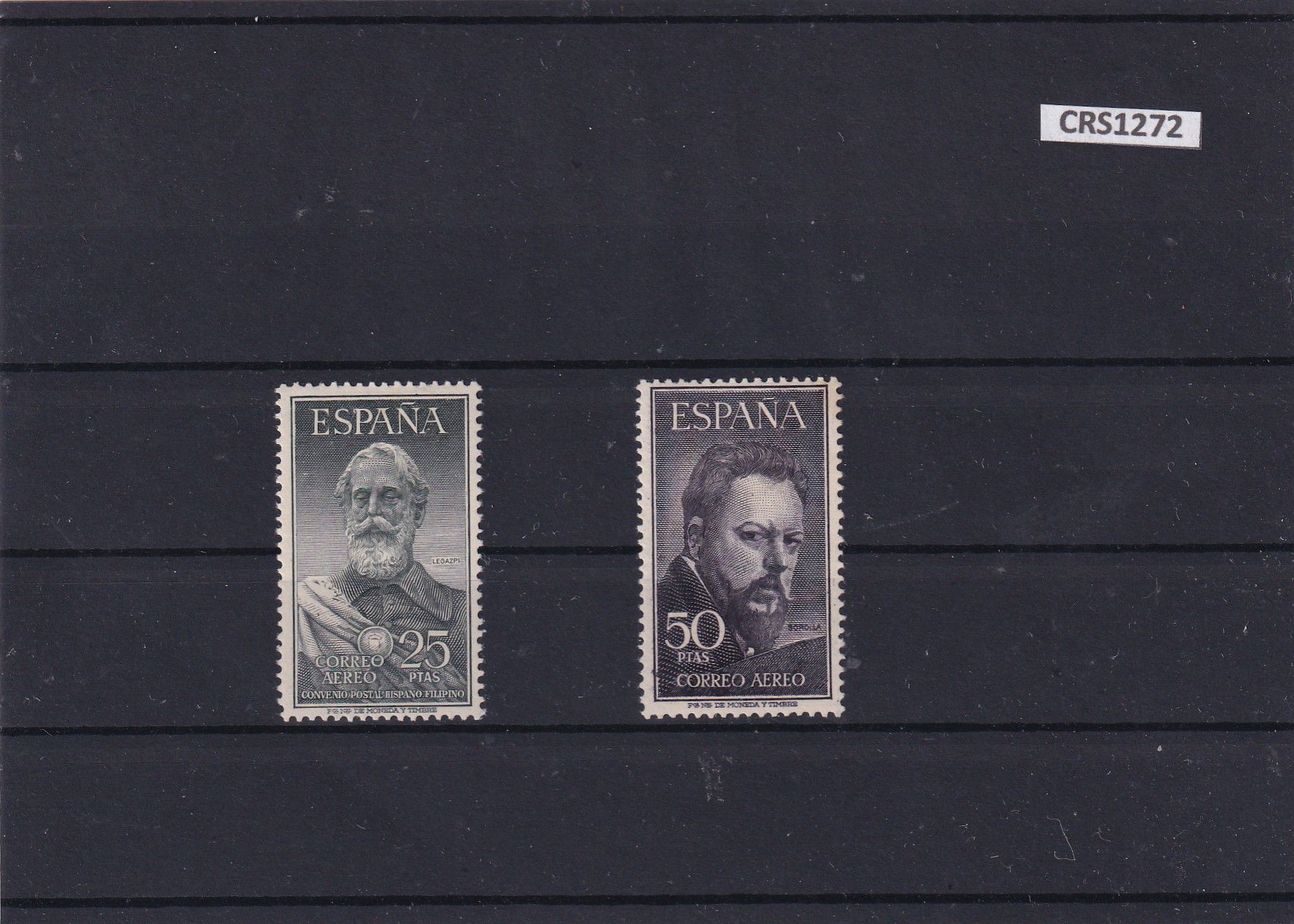 CRS1272 CRS1272 SELLOS ESPAÑA Nº CATALOGO 1124/25 LEVES PUNTO OXIDO - Imagen 1