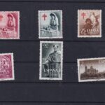 CRS1278 SELLOS ESPAÑA AÑO 1953 COMPLETO EXCEPTO 1124/25 SIN CHARNELA