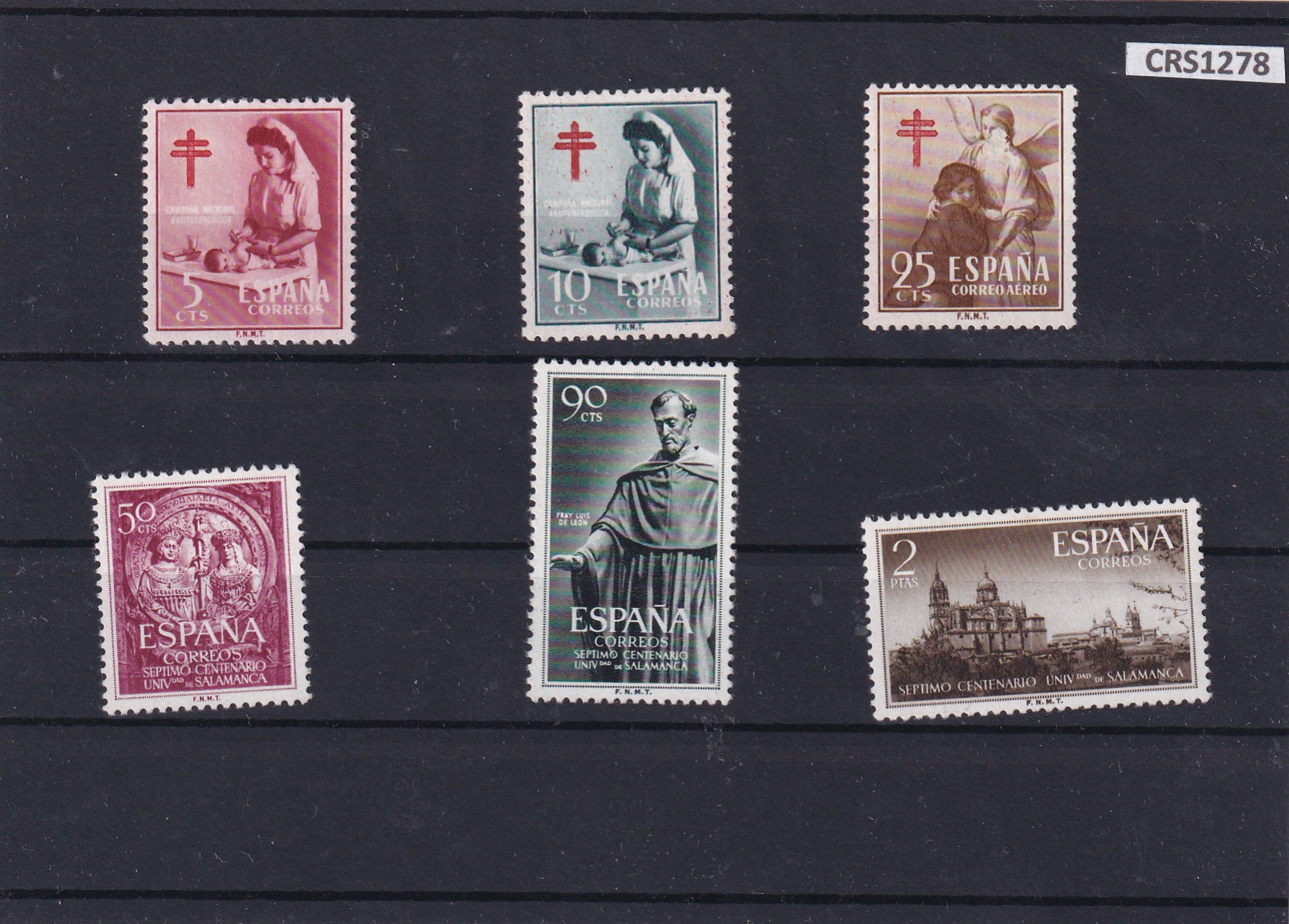 CRS1278 CRS1278 SELLOS ESPAÑA AÑO 1953 COMPLETO EXCEPTO 1124/25 SIN CHARNELA - Imagen 1