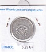 CR4831 MONEDA MARRUECOS  1 DIRHAMS 1960 MOHAMED V PLATA - Imagen 2