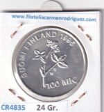 CR4835 MONEDA FINLANDIA 100 MARCOS 1995 PROOF PLATA - Imagen 2