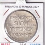 CR4836 MONEDA FINLANDIA 10 MARCOS 1977 PLATA 0,5