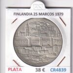 CR4839 MONEDA FINLANDIA 25 MARCOS 1979 PLATA 0,5