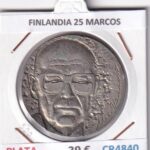 CR4840 MONEDA FINLANDIA 25 MARCOS PLATA 0,5